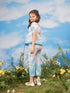 Girl's' Blue Co-Ords